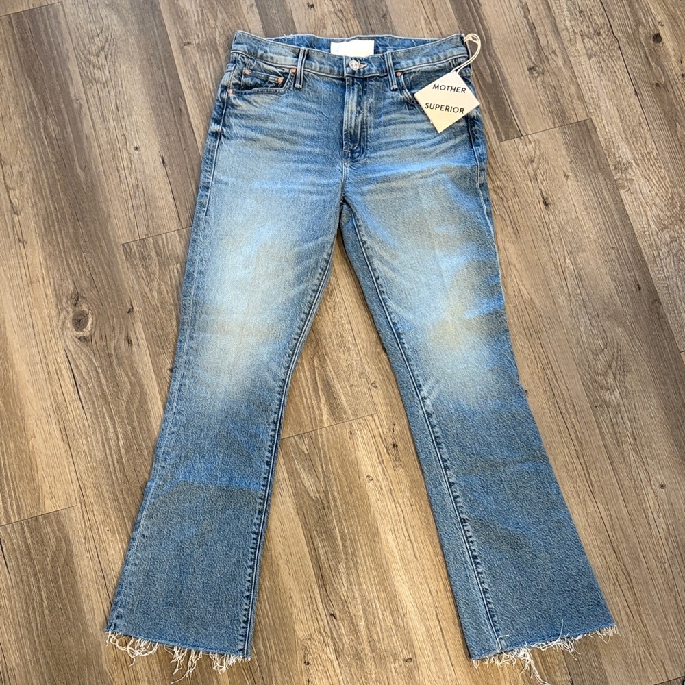 Mother The Outsider Flood Jeans – Are We There Yet Size 28 | NWT - Picture 5 of 16